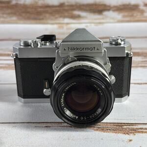Nikkormat FTn 35mm SLR Film Camera w/ 50mm Lens – Vintage Nikon